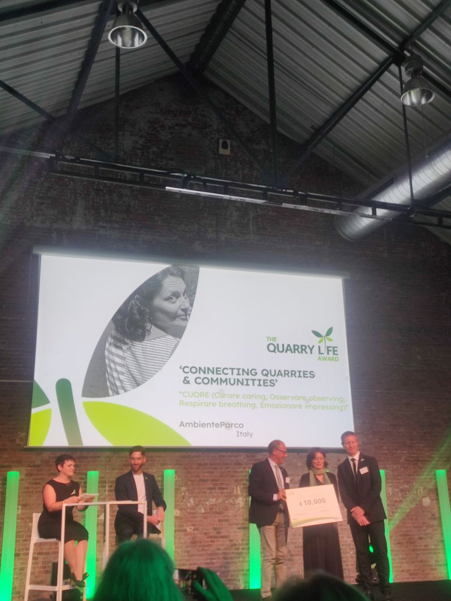 And CUORE takes it! Run by Ambiente Parco, to stimulate communities interest in nature through emotions, raising awareness of the importance of natural and renaturalised areas. Congrats!