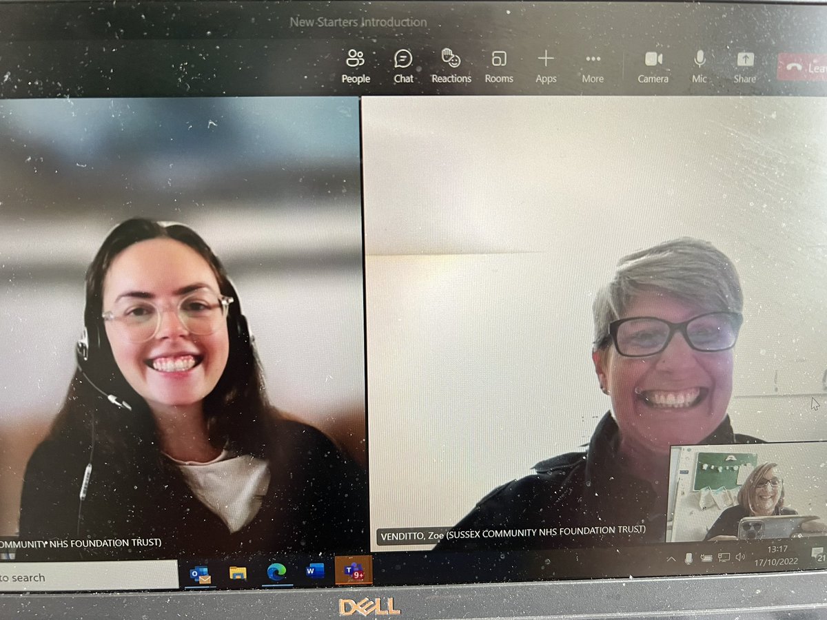 SandraSpeller1's tweet photo. Great to speak with our new #AHP starters in a virtual chat today. Fantastic to hear one has returned to @nhs_scft - & describes her role as #AHPSW in our #pulmonaryrehab team as “the job she’s been happiest in since her 20s” - making a difference to patients lives so satisfying! https://t.co/eCIeS2aIRK