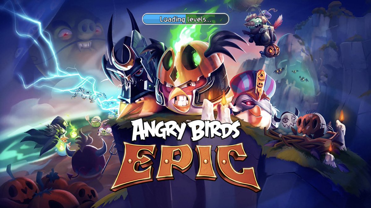 Angry Birds Misinformation on X: The Angry Birds Epic loading screen has  been changed to be Halloween themed, so the game is certainly coming back.   / X