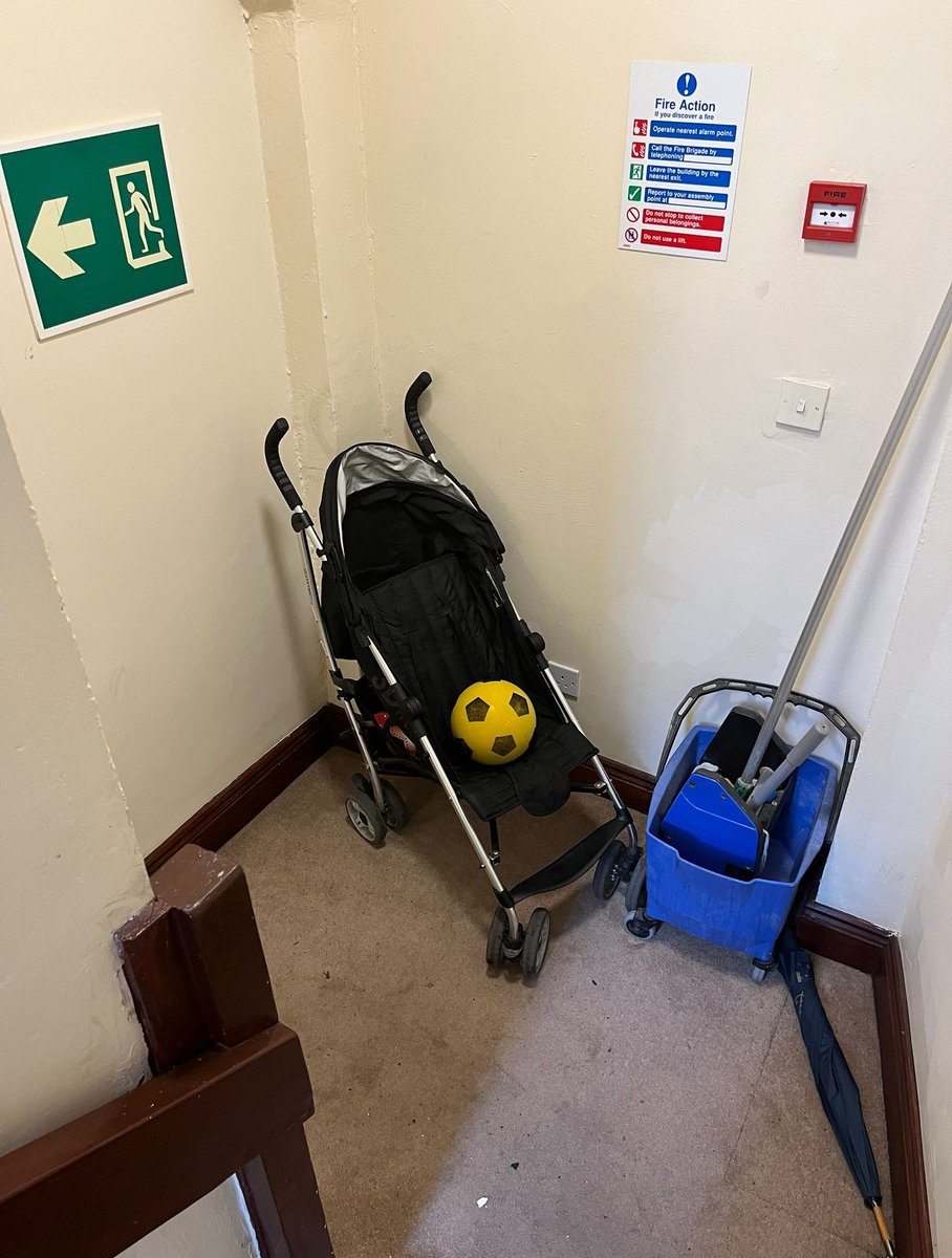 DubFireBrigade's tweet photo. ❕Remove obvious dangers from your escape route

🏢 If you live in an apartment block clear any obstacles

✅ Make your exit route as safe as possible in the event of an emergency 

#FireSafetyWeek
#22FSW 
@FireSafetyIre https://t.co/qh5CFBo3se
