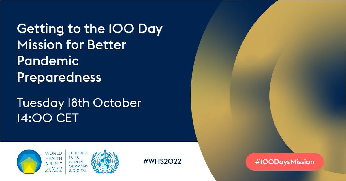 CEPIvaccines's tweet photo. #The100DaysMission envisages a future where vaccines against a new infectious threat can be developed in just 100 days. 

Join CEPI at #WHS2022 where we will explore how the world can achieve this critical mission https://t.co/B8IuRpu9l7

👀See who'll be joining our panel 👇 https://t.co/scqLFCI2Pz