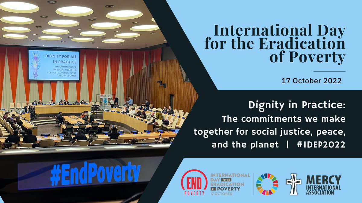 MIAGlobalAction's tweet photo. COVID, conflict &amp; climate have reversed progress in ending poverty. We need people-centered action to create a world where "overcoming poverty isn't a gesture of charity, it's the protection of fundamental human rights: the right to dignity &amp; a decent life." #IDEP2022 #EndPoverty https://t.co/mULQnEVPwa