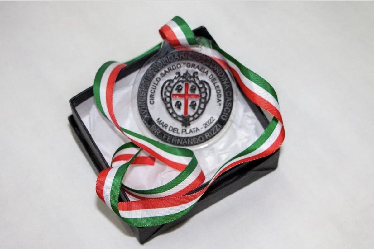 redproter's tweet photo. 🙌Estuvimos presentes en el Circulo Sardo “Grazia Deledda”, donde se otorgó el XVII Premio Solidario “Secondina Casciu di Manca” al Defensor del Pueblo Fernando Rizzi, en reconocimiento “a su esfuerzo, trabajo y compromiso ético en nuestra comunidad”.

@fernandorizzi1 https://t.co/ihFSfXESRQ