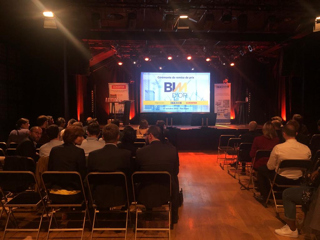 LeMoniteurEvent's tweet photo. La 9e édition du trophée du #BIMDOR organisée par Le Moniteur et Les #CTB au #PanPiper va bientôt commencer !Ce soir, 9 lauréats seront récompensés sur les projets les plus innovants en termes techniques et collaboratifs ainsi que le Coup de cœur du jury et le trophée #BIMDOR https://t.co/AZNJzeRR0m