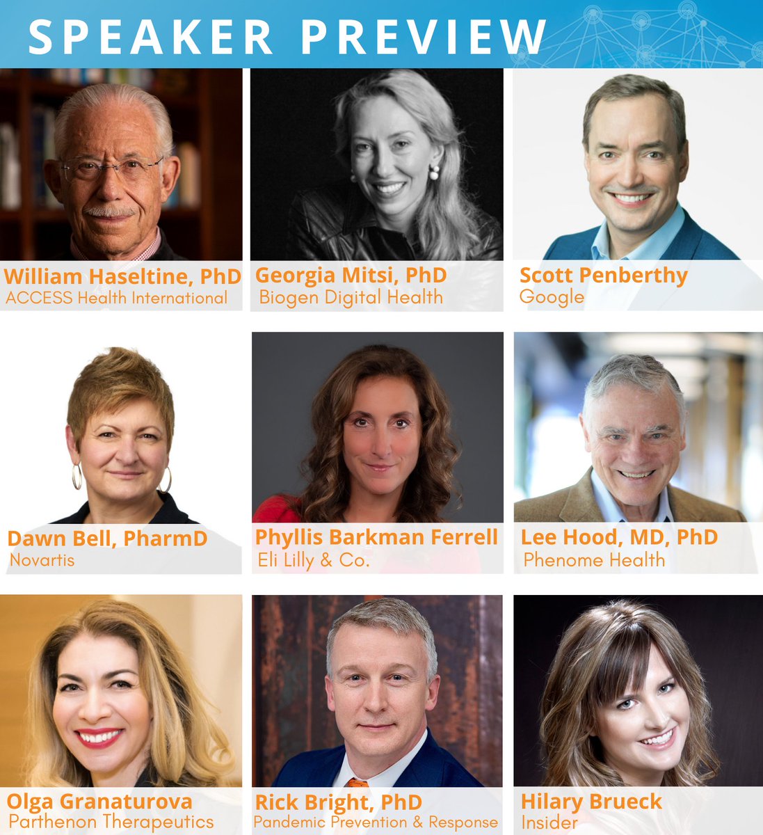 100+ High-Profile Speakers will attend #BioFuture2022 including <a href="/ISBLeeHood/">Dr. Leroy Hood</a>, <a href="/TheDawnBell/">Dawn Bell</a>,  <a href="/PhylFerrell/">Phyllis Ferrell</a>, <a href="/WmHaseltine/">William Haseltine</a>, <a href="/mitsi_georgia/">Georgia Mitsi</a>, <a href="/RickABright/">Rick Bright</a>, <a href="/scottpenberthy/">Scott Penberthy</a>, <a href="/WmHaseltine/">William Haseltine</a>, <a href="/OGranaturova/">Olga Granaturova</a>, &amp; <a href="/Hilarx/">Hilary Brueck</a> > biofuture.com/speakers/
<a href="/demycolton/">Demy Colton</a>
