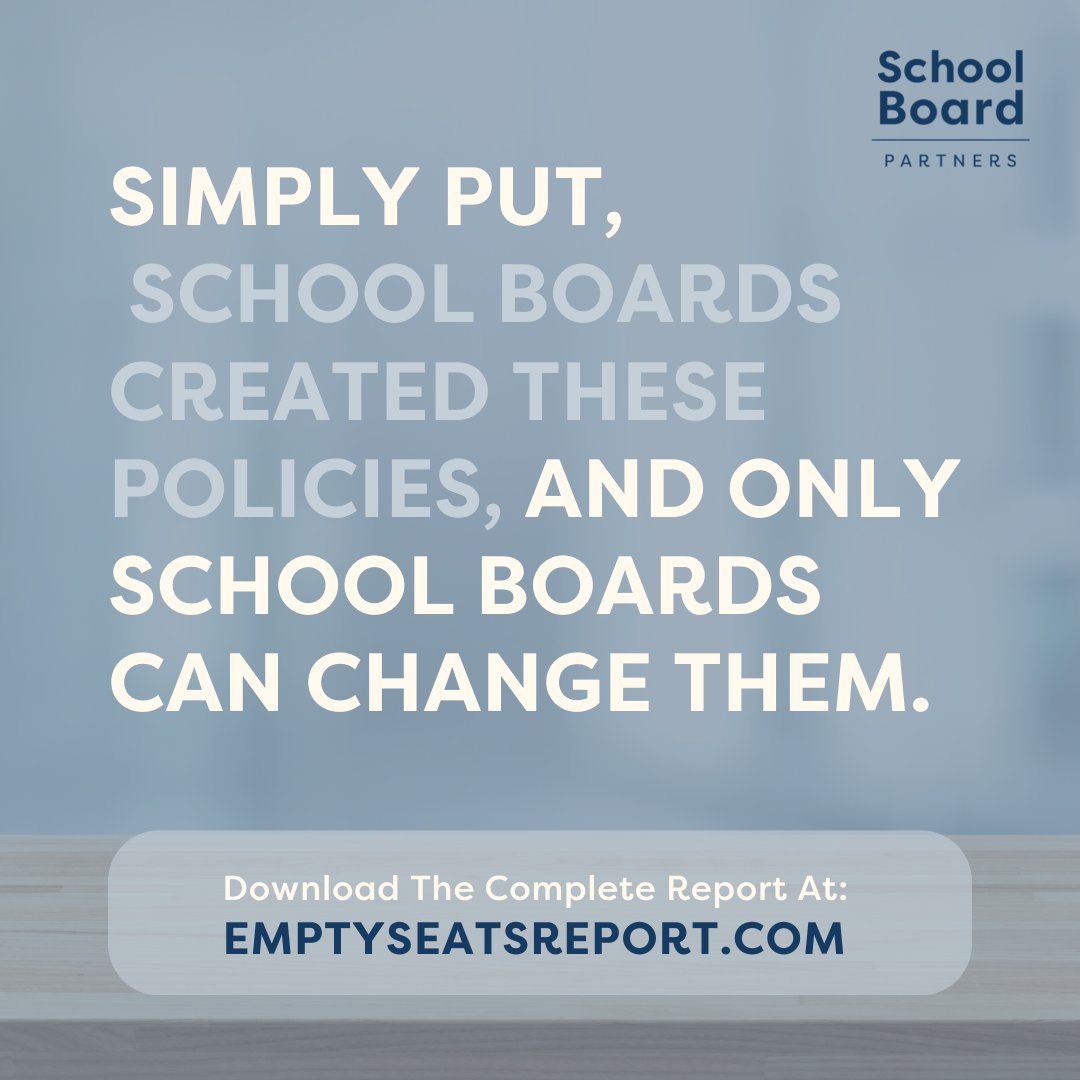 MaxMarchitello's tweet image. School boards created racist policies and only school boards can change them. Read our new report to learn how: emptyseatsreport.com @schoolbpartners #SBP  #SBPreport  #emptyseatsreport