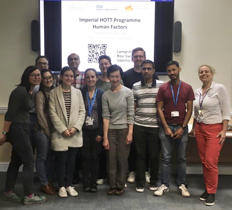drsabrinadas's tweet photo. So this happened today… our first in person #hott #humanfactors @ImperialNHS such a joy to connect and learn together about #patientsafety and the part we all play. @Imperialpeople can sign up for free via intranet (search hott) next date is 28/11. @Faz_char @SyedSadie https://t.co/rG1HNtmTFa