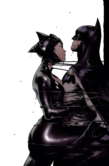 And YES.. The point was to have them trolling Batman and Cats in my old cover of Batman :P Hmm, I'm thinking of making a collection of this stuff, maybe! haha #nightwing #100 #batman   