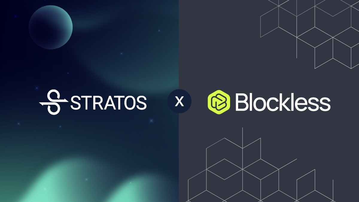 Stratos_Network's tweet photo. #Stratos is excited to announce our strategic partnership with @theblockless. 

Together, we will collaborate on exploring and providing the most practical decentralized storage and infrastructure solutions for each other's ecosystems. 

https://t.co/ux34a1uwNW https://t.co/Sq2udkTOtf