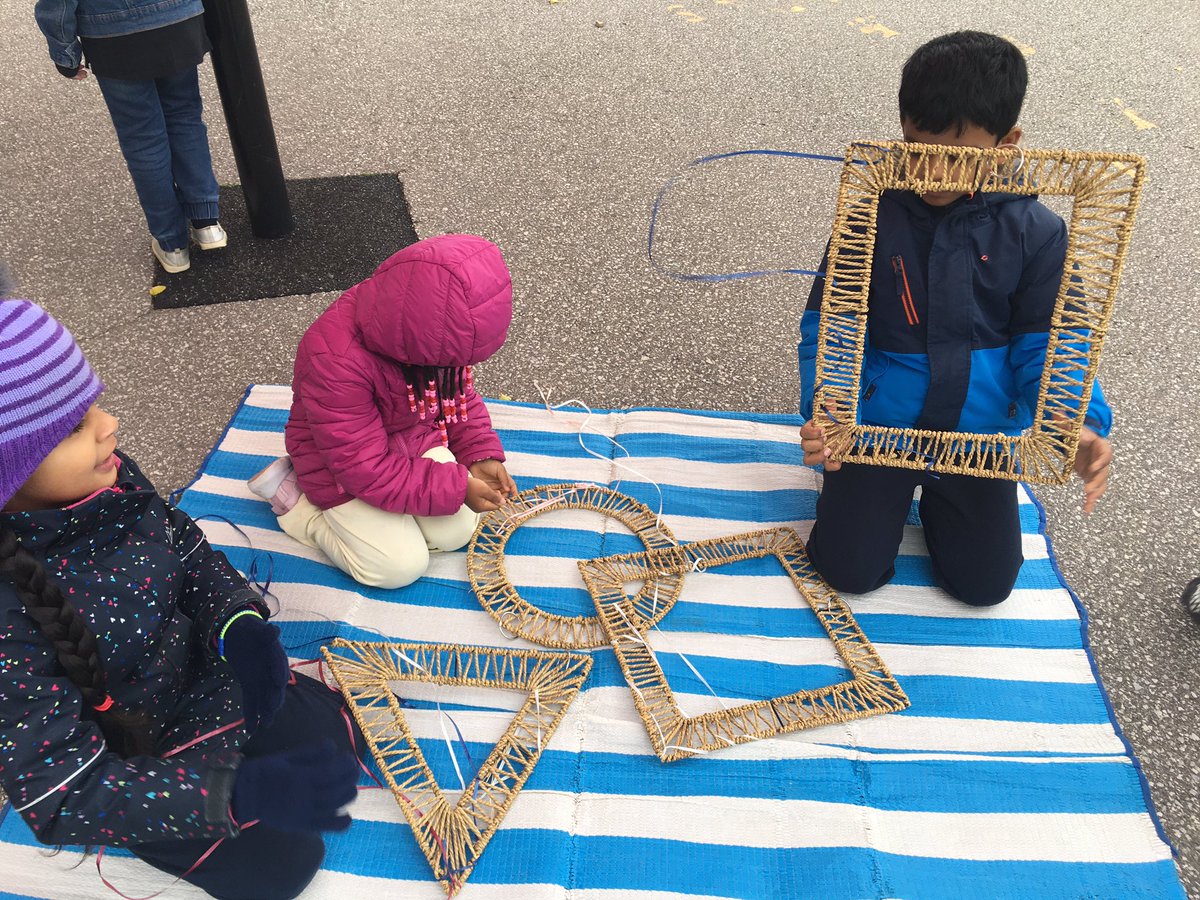 K1Fairlawn's tweet photo. What a fun way of learning about shapes. Go for shape walk and ask your child what shape they  found . https://t.co/Wn3aY07vwA