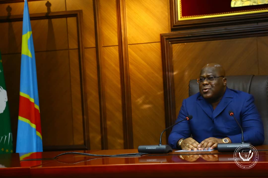 Presidence_RDC's tweet photo. #RDC_9emeJeuxFrancophonie I 17.10.2022 #Kinshasa
Le Président de la République, Félix Antoine Tshisekedi Tshilombo, a reçu ce lundi 17/10 les ambassadeurs et chefs des missions diplomatiques des pays francophones basés à Kinshasa. https://t.co/EBmg0OcBL3