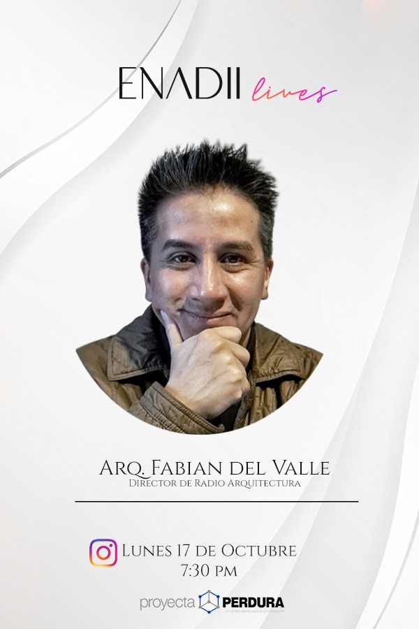 ¿Conoces a Fabian del Valle? ¿Que es y como nace <a href="/radioarq/">Radio Arquitectura</a> ? los invito el dia de hoy a conocer esas respuestas y otras tantas que le haremos.. en Vivo a las 19:30 por instagram.com/enadiimexico_o…