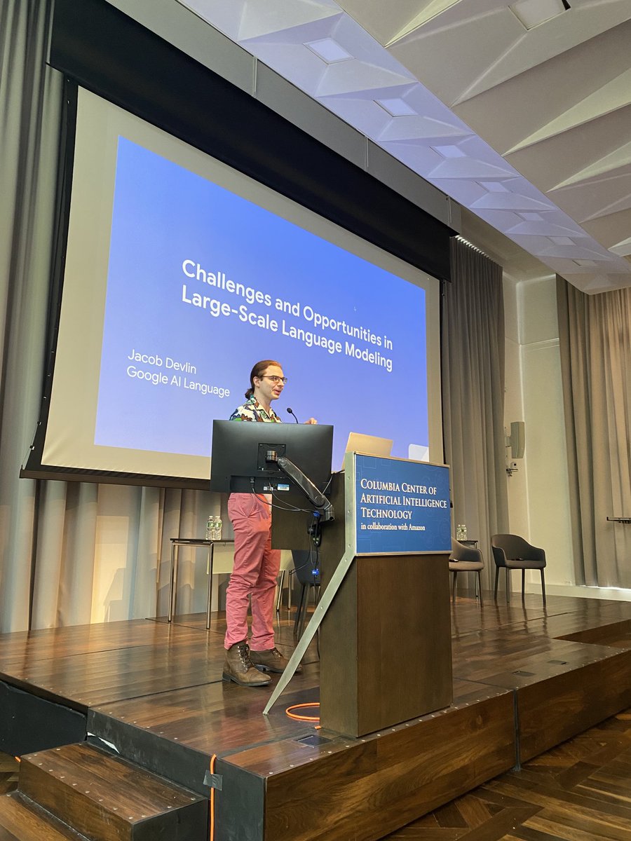 Prem Natarajan (@natarajan_prem) on Twitter photo Delighted to listen to my old colleague and friend, Jacob Devlin, deliver a keynote talk at the annual Columbia-Amazon CAIT symposium. ā¦<a href="/AmazonScience/">Amazon Science</a>ā© ā¦<a href="/CUSEAS/">Columbia Engineering</a>ā© Delighted to listen to my old colleague and friend, Jacob Devlin, deliver a keynote talk at the annual Columbia-Amazon CAIT symposium. ā¦<a href="/AmazonScience/">Amazon Science</a>ā© ā¦<a href="/CUSEAS/">Columbia Engineering</a>ā©