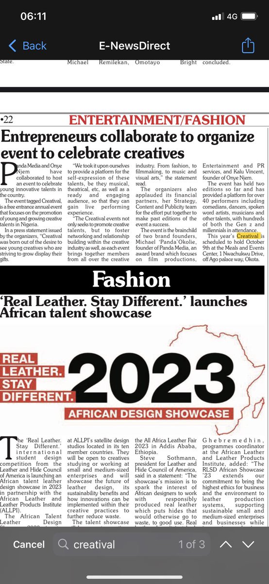 _badmanpanda's tweet photo. Seeing my works in the news just gives me a lot of chills !!! Michael “panda” okolie I’m proud of you abeg 🥲!!! I will keep pushing till I get there !! https://t.co/zKOuC4PgxO