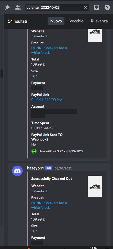thanks 13 x shipped bw dunks
<a href="/IgnifyProxies/">IGNIFY PROXIES</a> 
<a href="/HazeyAIO/">HazeyAIO</a> 
@BestNotify_ 
Nice#0650  DM TO BUY ZALA ACC
