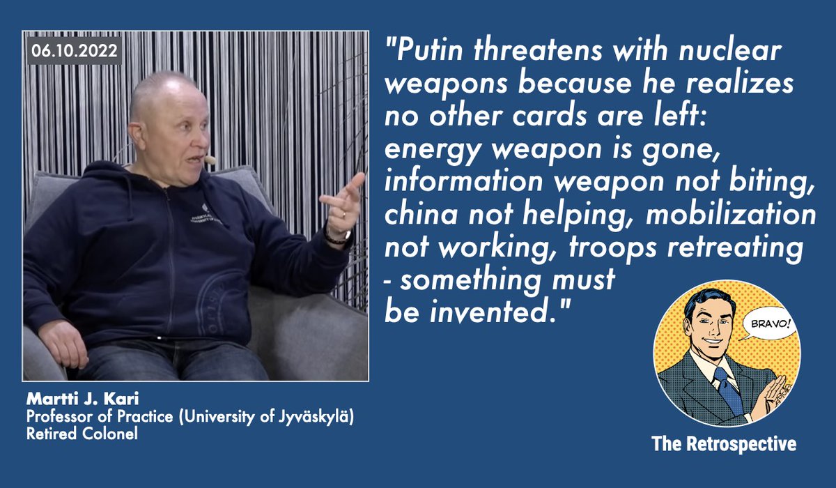 TRetrospective's tweet photo. @berlin_bridge Europeans, Americans, Australians...the World! 
Please listen to experts in ®ussia's neighbour countries - 🇫🇮🇸🇪🇪🇪🇵🇱 - they have generational experience about ®'s #StrategicCulture, use of #TacticalTruth and doctrine of #ConstantWar.

It's not #RocketScience, you know? 😉 https://t.co/DZ0sWjQjGO