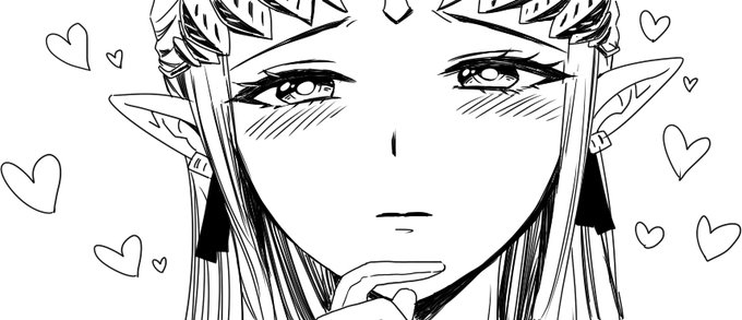 トワプリゼルダ様も描くの楽しいんだぁ 