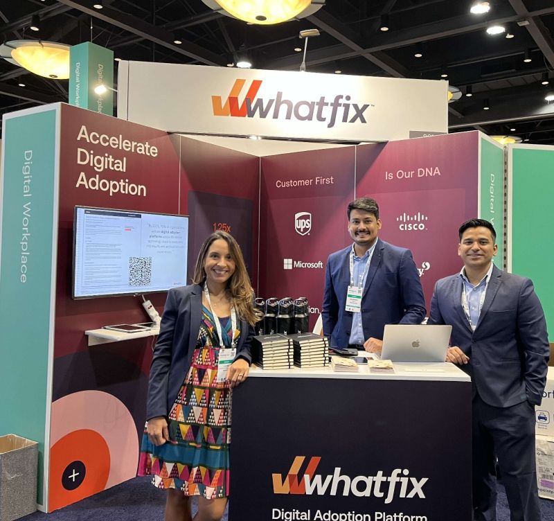 whatfix's tweet photo. Team #Whatfix is at @Gartner_inc IT Symposium/Xpo™ 2022, Orlando, FL.
Swing by our booth #861and say hi! 👋
@td_sarma
#digitaladoptionplatform #gartnersym https://t.co/5zB5nYlfnw