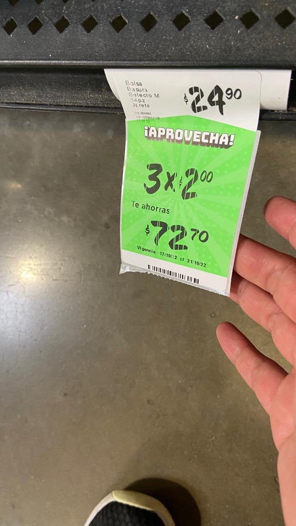 hiss01's tweet photo. @Profeco @AtencionProfeco @Chedrauioficial En Chedraui Xoxocotlán no están respetando los precios exhibidos y al quejarme no me están atendiendo y tampoco me están respetando el precio. https://t.co/lKsSNZJhoY