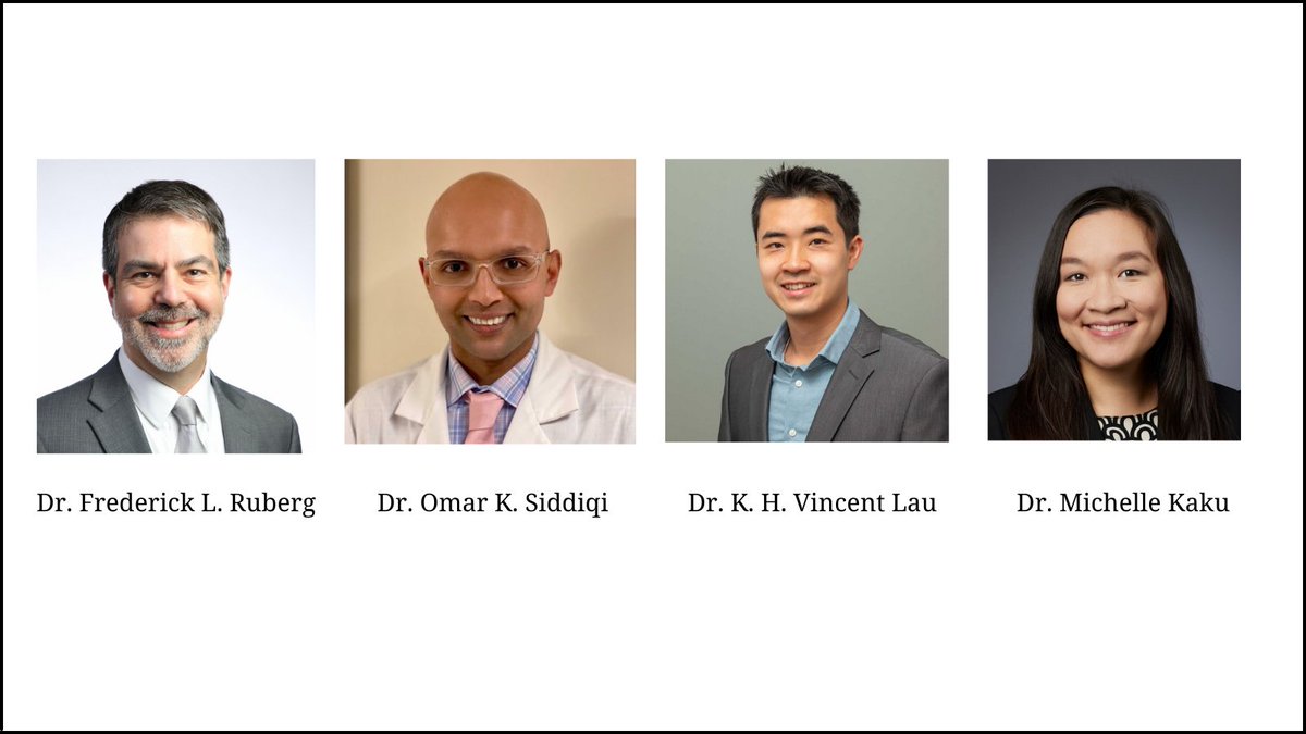 Our very own Dr. Ruberg, Dr. Siddiqi, Dr. Lau & Dr. Kaku will be presenting at an @Amyloidosisfdn webinar one week from today on October 28! Register to learn more about updates in ATTR Cardiac and Neurological Amyloidosis @frederickruberg @omarsiddiqi pathlms.com/amyloidosis/we…
