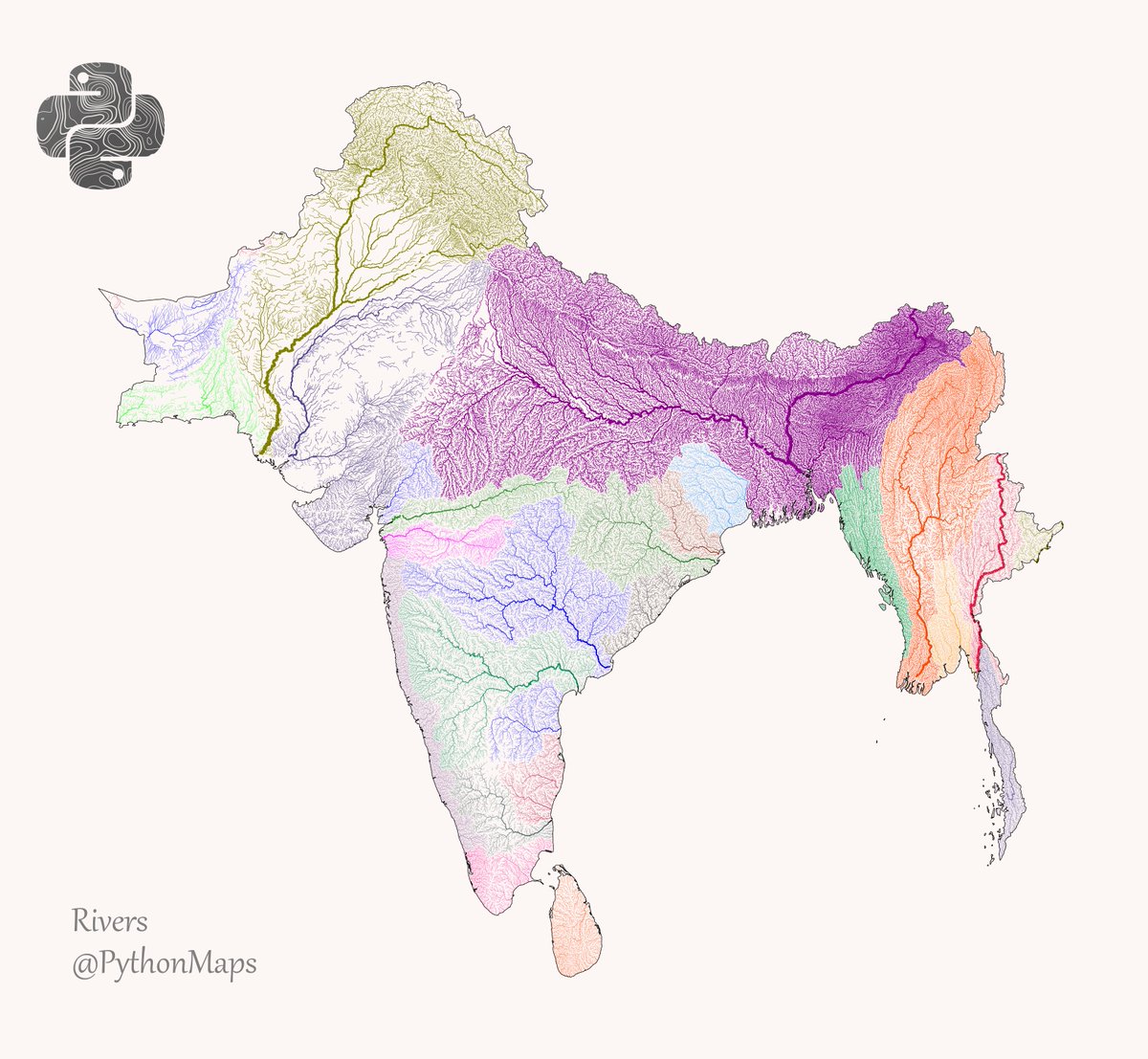 Python Maps on Twitter: 