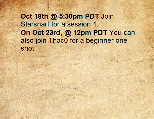 Nat20Academy's tweet photo. We’re excited for the classes we have planned this week at #Nat20academy! So here's this weeks schedule. Don't forget we're always adding more classes, and you can join our Discord to stay in the loop https://t.co/TCJg2fuPfc and message the instructor for a spot!
#dnd5e #ttrpg https://t.co/XX8nzdkMu2