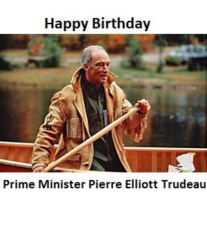 October 18 is Pierre Elliott Trudeau's birthday. Celebrate with cake in the cafeteria courtesy of <a href="/TrudeauSAC/">TSAC</a>! Complete a crossword on PET trivia for a chance to win a surprise in <a href="/trudeauhs/">P.E. Trudeau H.S.</a> library!