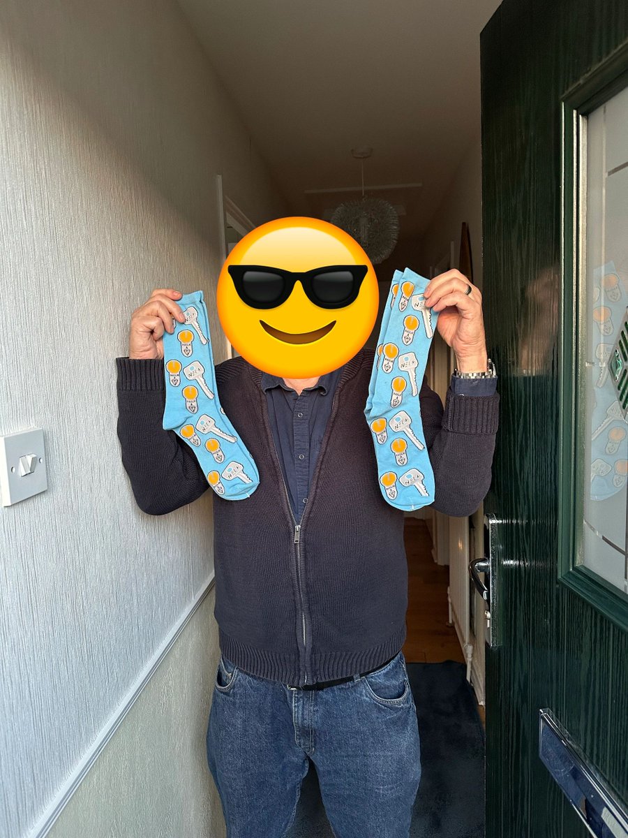 Great job to convert a Multipoint mechanism in a customers door and a great picture of our competition winner showing off his new NELK socks!
