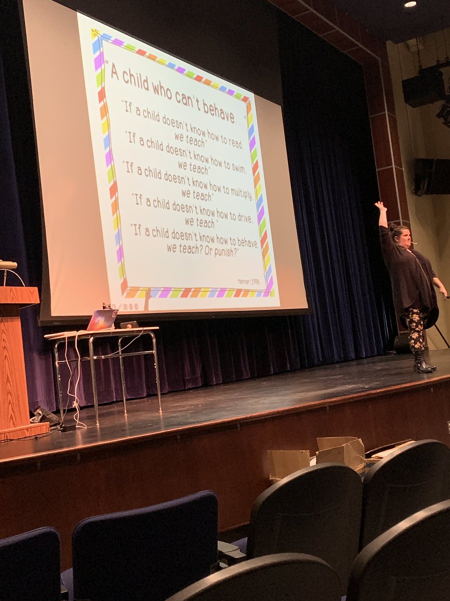 mileSCSrockets's tweet photo. Afternoon session with Missy McClain. Teaching positive behavior is critical. #accountability #positivelearningenvironments @Streetsboro_Sup @cdeeves https://t.co/ABPsHThDDb