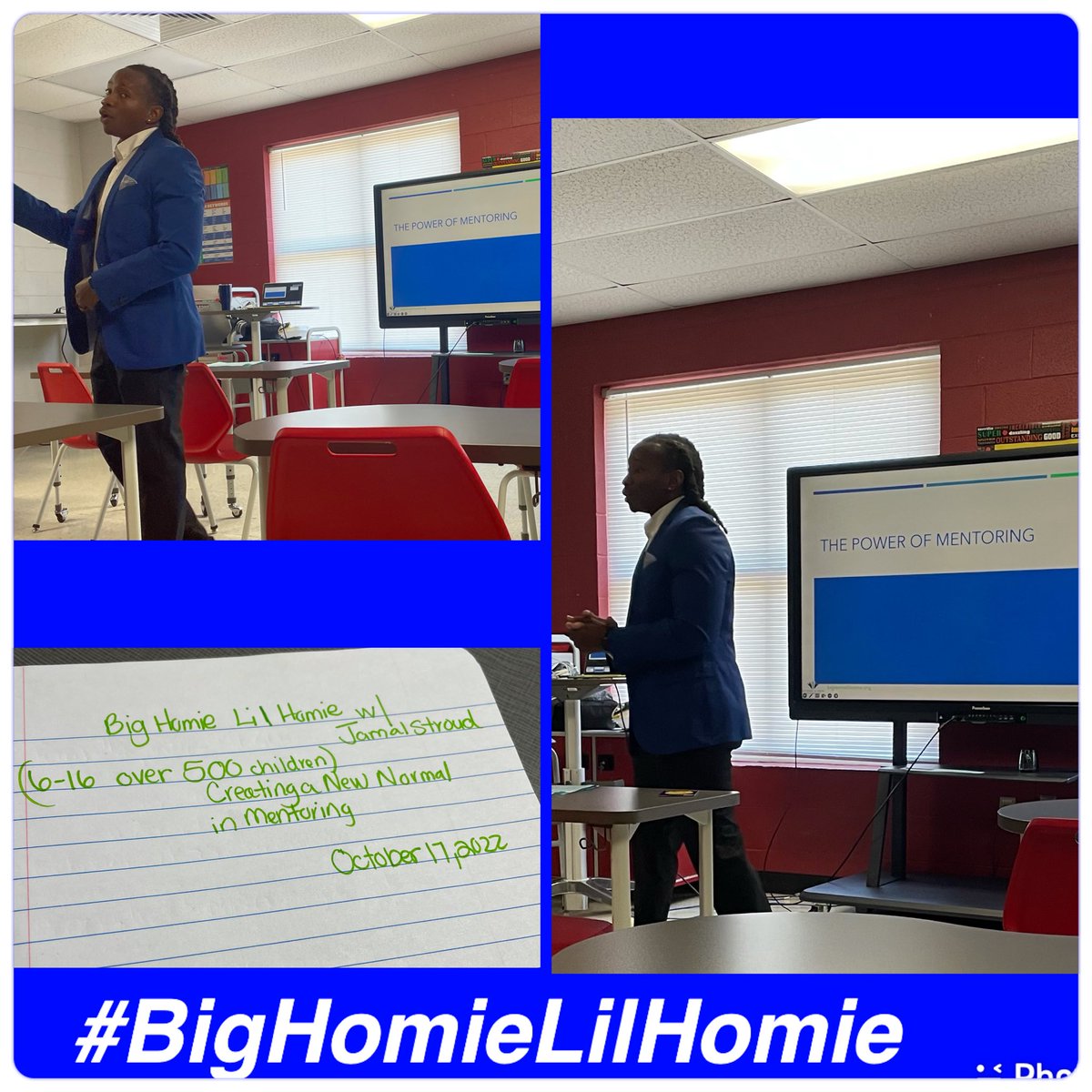 Serene1908's tweet photo. Enjoying this session with @jstroudbhlh !!! #BigHomieLilHomie 
#ThePowerofMentoring https://t.co/ZZC52ZO2f0
