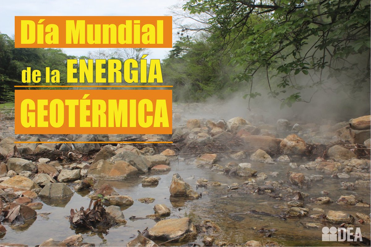 GrupoIIDEA's tweet photo. Un día no es suficiente para celebrar y reconocer todos los beneficios de la #energíageotérmica, pero por algo debemos empezar.
#17deoctubre, Día Mundial de la Energía Geotérmica.
#geotermia #energía #energiaslimpias #energíasrenovables #usosdirectos #geothermalpower https://t.co/LSt3yMT8ns