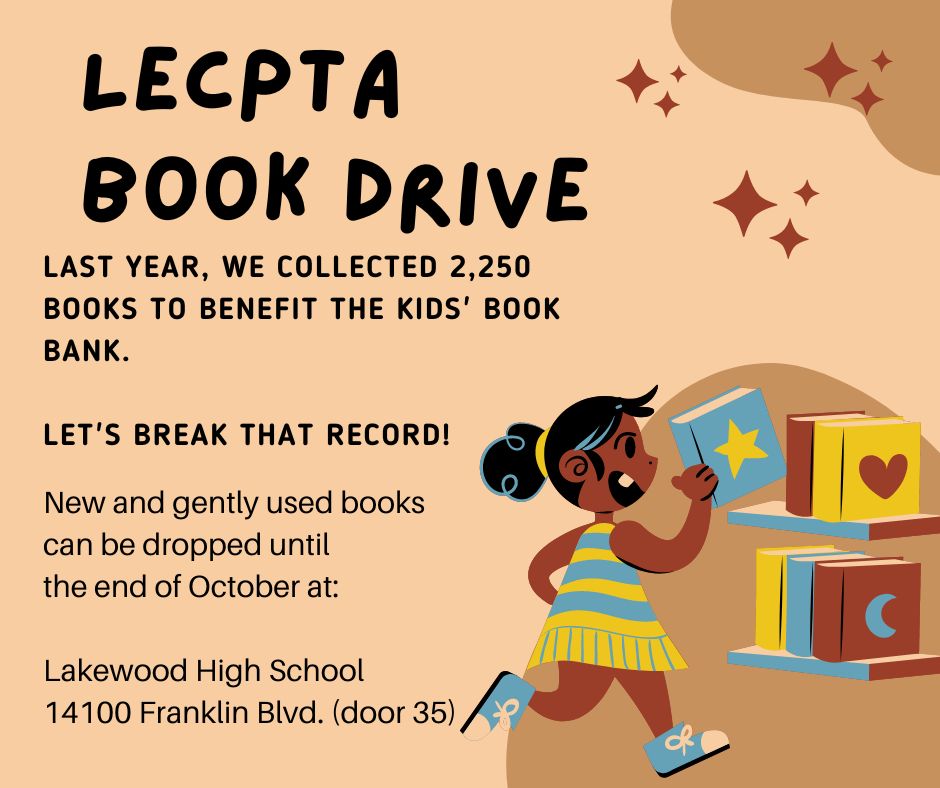 Lakewood Early Childhood PTA is promoting a book drive to benefit the Cleveland Kids' Book Bank. Let's help them FILL THE BIN! <a href="/LakewoodOhio/">City of Lakewood</a> <a href="/LkwdSchools/">Lakewood OH Schools</a> #Literacy #LakewoodProud