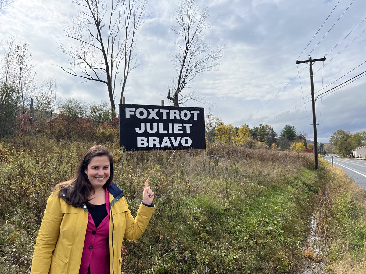 EliseStefanik's tweet photo. Spotted in Schoharie County. #NY21 https://t.co/OtFQvfgmgx