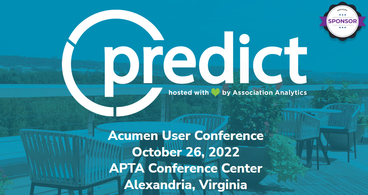 AMS Geek is a proud sponsor of the Predict 2022 Conference! During this full-day conference, you will gain valuable insight into how to leverage data analytics. More information and registration details can be found at bit.ly/3ggZWgh