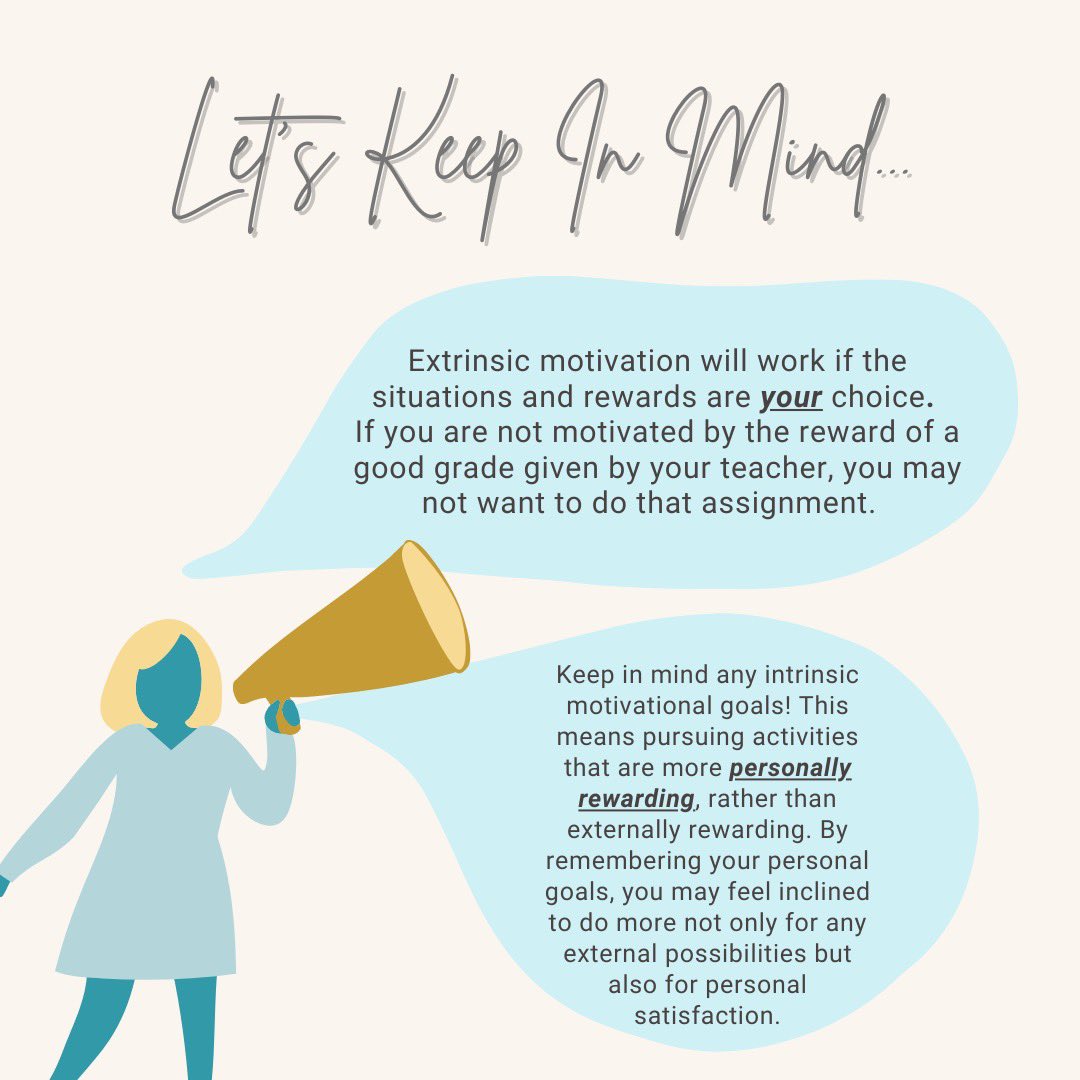 simplestudytool's tweet photo. Having trouble keeping yourself motivated? Try extrinsic motivational methods! What do you like to reward yourself with after you've finished something? 
#MotivationMonday #Motivation #study #simplestudytools https://t.co/xZFNw28LFu