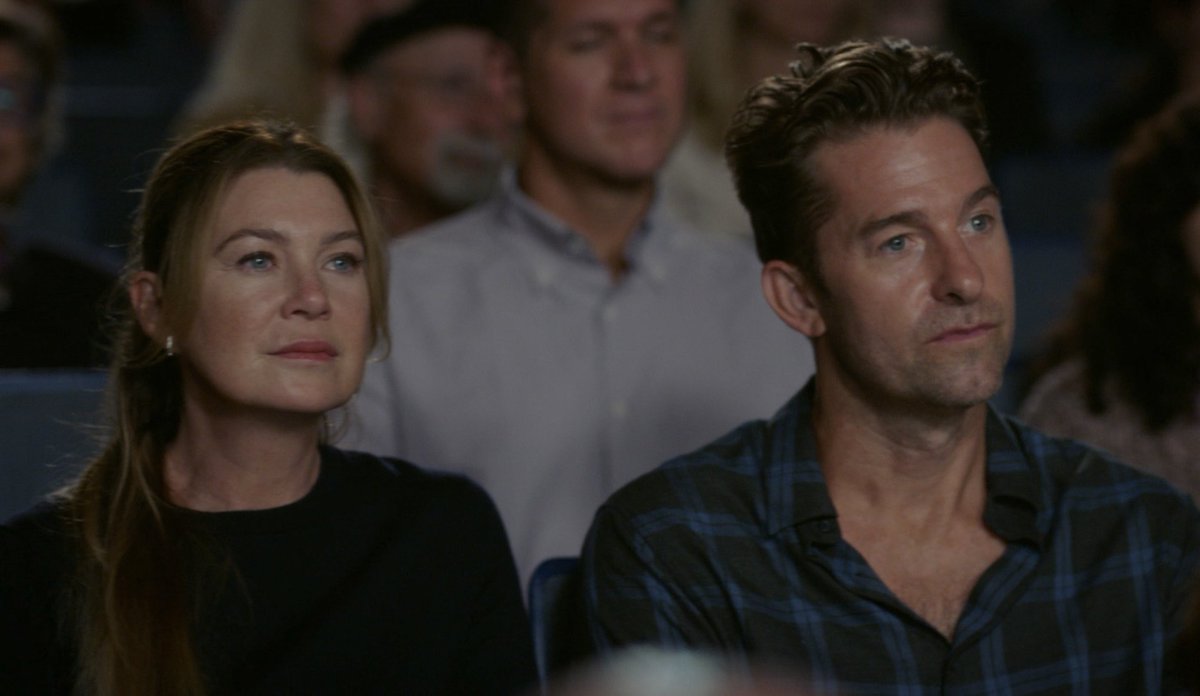 she invited him to zolas presentation the day they got back together. it was huge to include him, cause its kind of a family affair. for me it showcases that (even with 6 months apart) the comfort and trust they build prior is still on the same level.  #mernick #greysanatomy