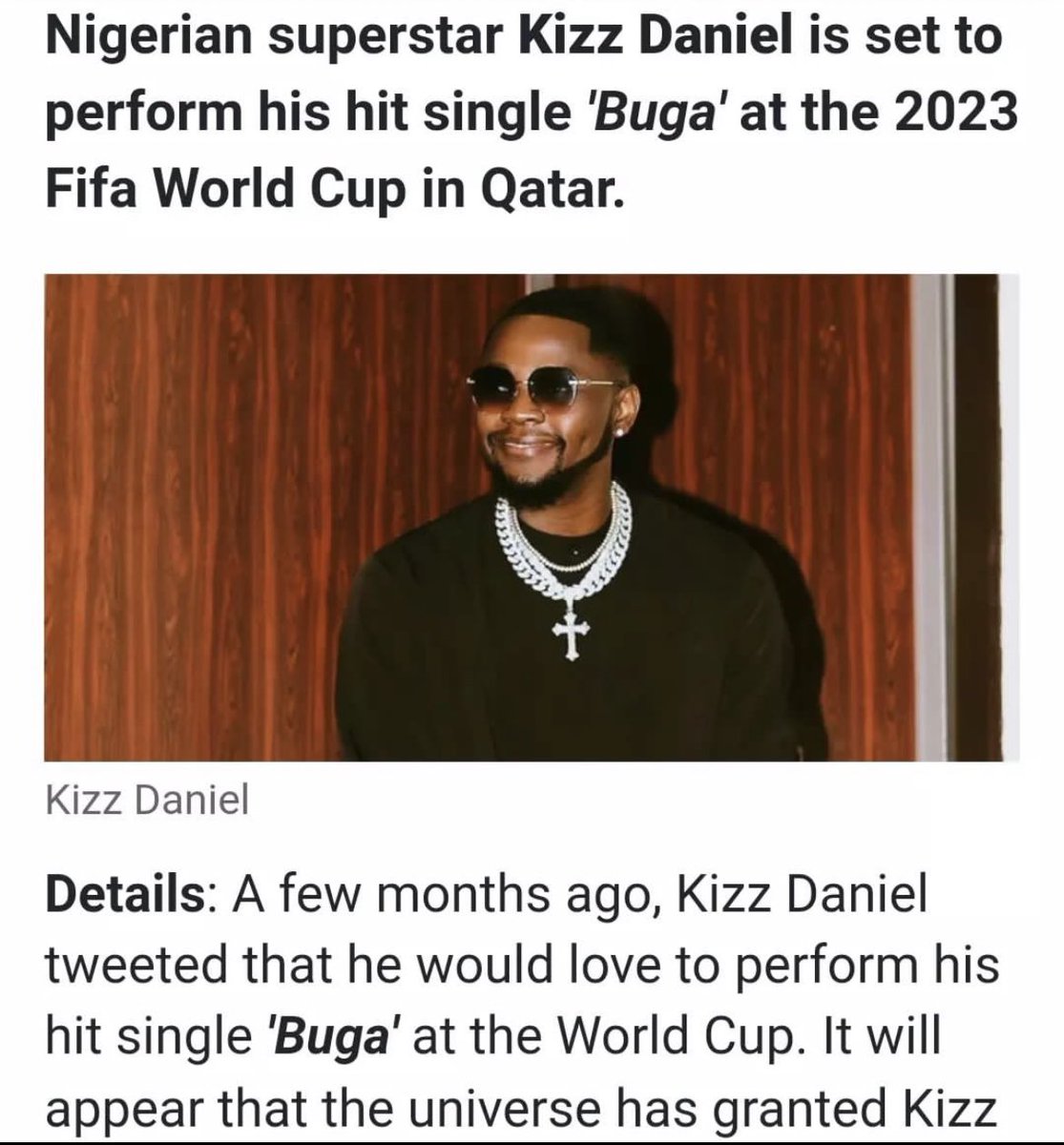 owanbeworldwide's tweet photo. This is huge! Nigeria to the world! https://t.co/ClblUean5q