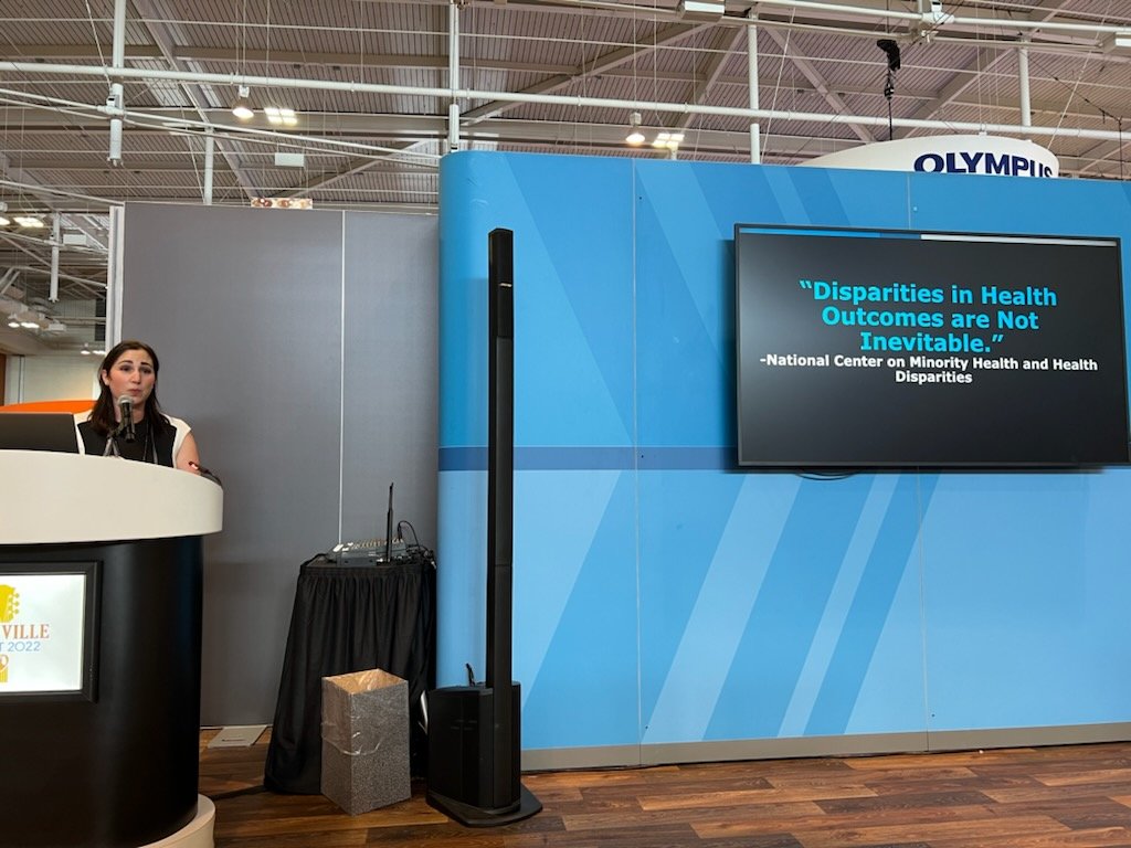 It's always fun to talk about topics I'm passionate about -disparities in vaccination uptake and access. Even more fun to see amazing colleagues in the audience supporting me (today and everyday!) #CHEST2022 Thank you #CHESTInfections for the opportunity!