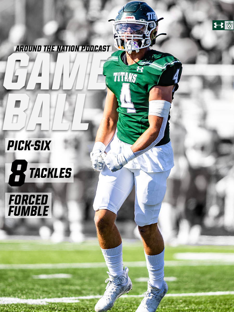 IWUTitanFball's tweet photo. In this week's @d3football Around the Nation podcast, Pat Coleman's game ball went to sophomore linebacker Frank Roti ⚔️

Pat talks about Roti's big day at the 22:00 mark:
https://t.co/AlpKmJWmZx

#TGOE #d3fb https://t.co/Za1wROuY8y
