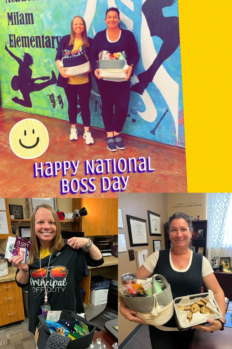ARTClark3978's tweet photo. Happy national Boss day to the most amazing bosses!!! We love you @Dorothy0rtiz and @michelleferrini @MilamMagnet #teamecisd @ectorcountyisd #milammagnet #NationalBossesDay https://t.co/jAkBzkEMOv