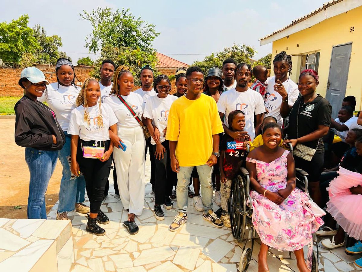 KingsmanZw's tweet photo. Yesterday our team in Harare went to Norton @GlorytoGlory Children's Home. Together with @magic_wacho et al. We managed to donate food, clothes, sanitary etc. The greatest part, we had fun with the family. We appreciate all those who #ONEGOALONEVISION thanks to all who supported https://t.co/mhg5k3uDaB