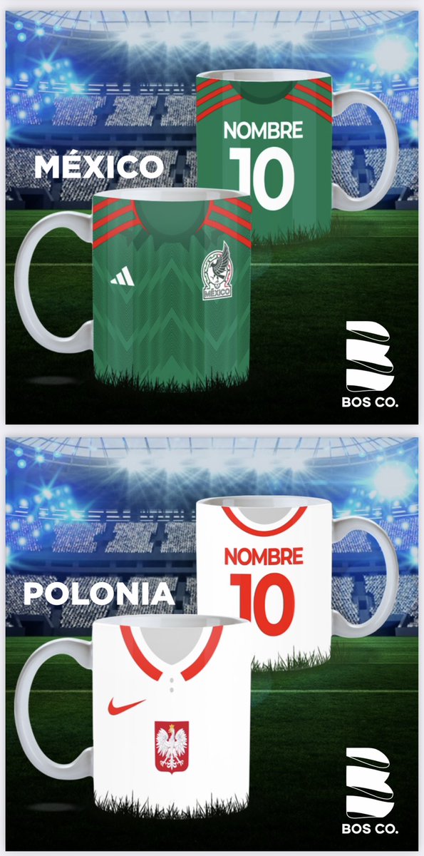 BosCoDgo's tweet photo. Llegaron las tazas del mundial 🏆⚽️ no te quedes sin tu favorita, personalízalas con tu nombre y número preferido, en #BosCo el mundial ya está aquí!

🟢🟣 #PiensaMásAllá ⚽️🏆⚽️🇲🇽 https://t.co/0rFWdmY2HU