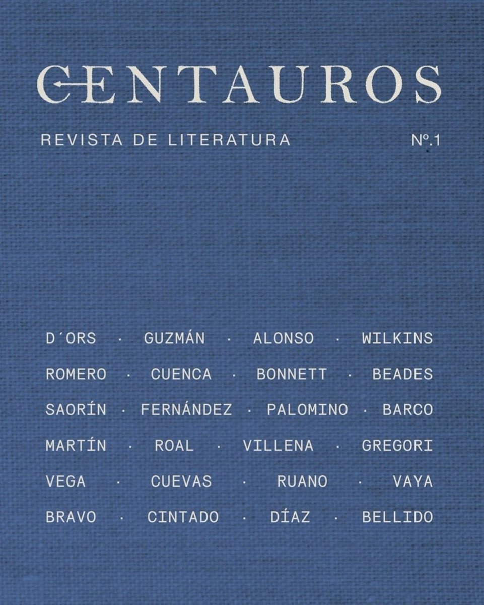 centauros_r's tweet photo. Portada del primer número de la #revistaliteraria Centauros. https://t.co/Ytd1RAse0d