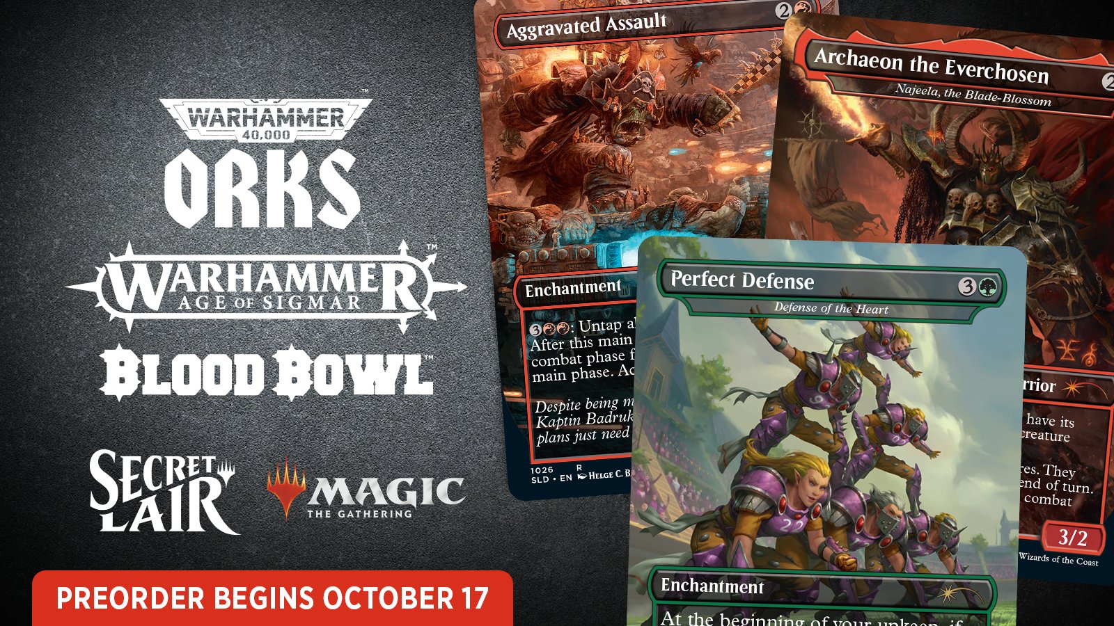 Secret Lair x Warhammer 40,000: Orks | Secret Lair