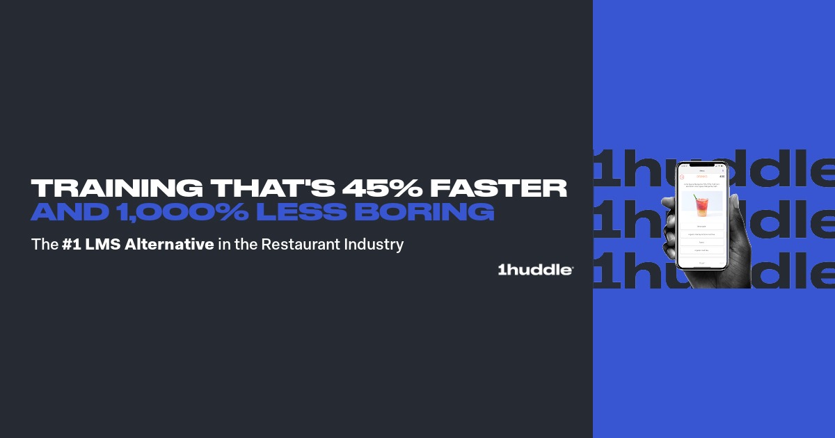 FastCasual's tweet photo. 1Huddle is a coaching and development platform that uses quick-burst mobile games to more quickly and effectively educate, elevate, and energize your workforce -- from frontline to full-time. #1huddle #futureofwork #restaurants
https://t.co/uHUTsWAR70 https://t.co/VM1jui3T56