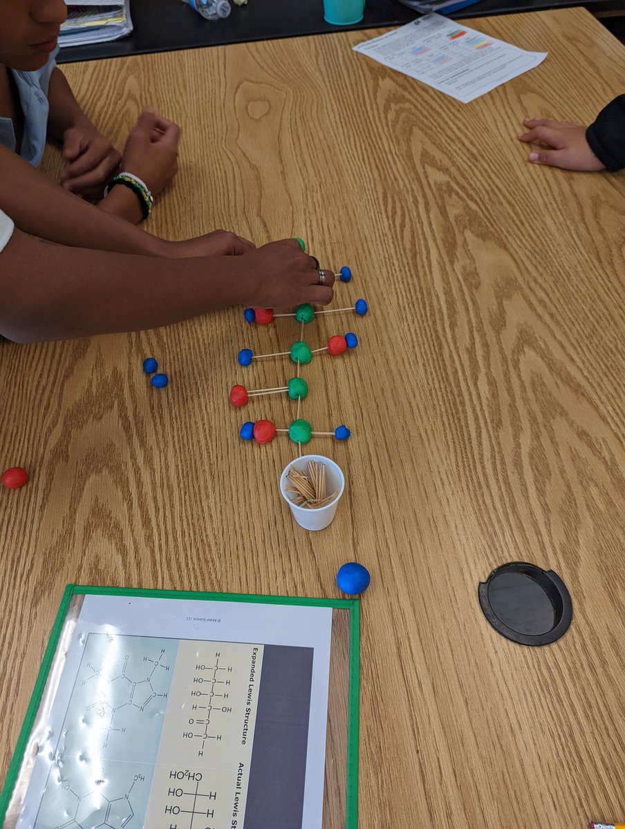MrsKomal3's tweet photo. Part 2 of the modeling compounds labs #7thgradescience #komalscience #FISScience #keslerscience https://t.co/sVokgovLes