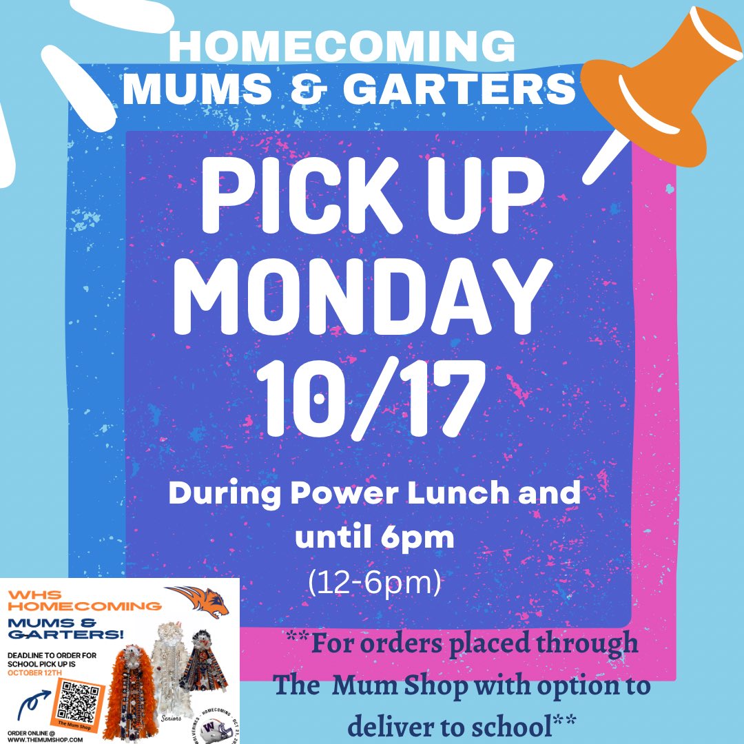 Pick up mums and garters today till 6pm!!