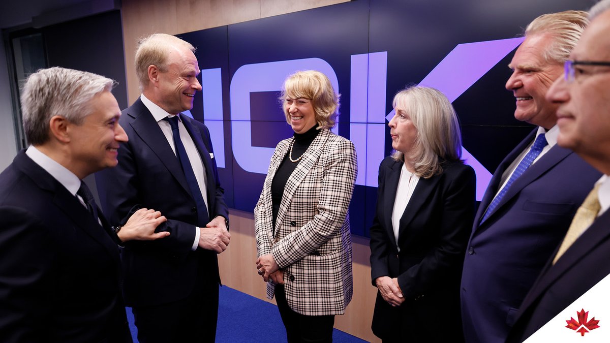 LaurelBroten's tweet photo. Annonce d’expansion de @nokia à Ottawa aujourd’hui! Le PDG @PekkaLundmark a annoncé la construction un campus mixte et un labo de R-D durables pour la prospérité régionale continue et la création de 340 emplois.

#InvestirauCanada #ÀlaRecherchedesMeilleurs https://t.co/7qsHzlYP0V