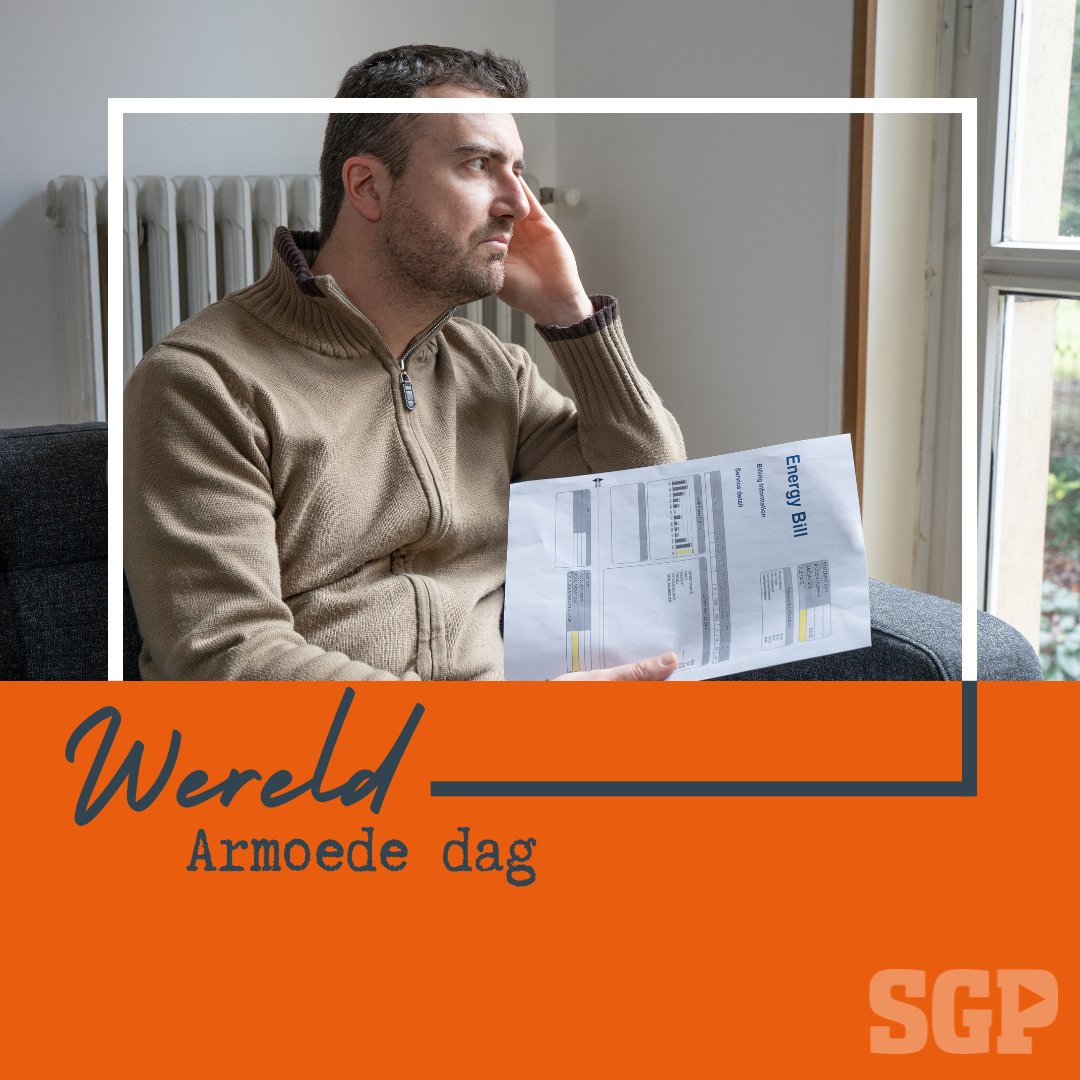 Het is #Wereldarmoededag. In Apeldoorn leven veel mensen in armoede en helaas neemt dit toe. De SGP wil opkomen voor deze mensen en wil dat de overheid het werk van maatschappelijke organisaties zoals <a href="/Stimenz/">Stimenz</a>, <a href="/Voedselbank055/">Voedselbank A'doorn</a> <a href="/presentadoorn/">Present Apeldoorn</a> en andere organisaties moet bevorderen