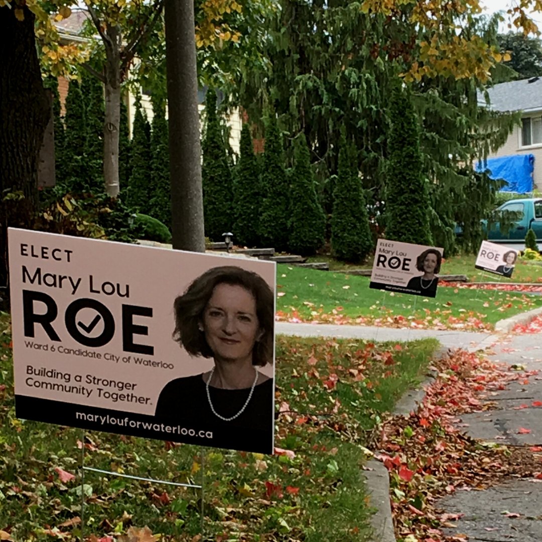 Mary_Lou_Roe's tweet photo. So grateful for my supportive Ward 6 neighbours! Thanks for the love, Maple Hills! #wrvotes #wrpoli #ward6waterloo https://t.co/xjZ7o2Vdo1